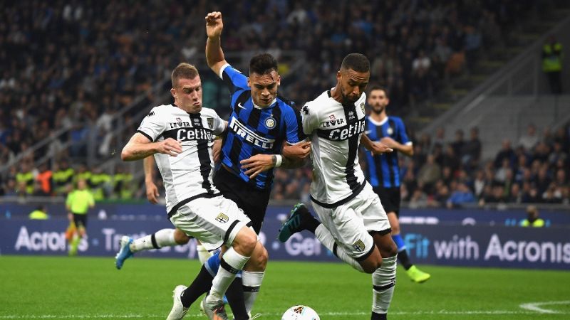 Bảng tỷ lệ kèo trận Inter vs Parma