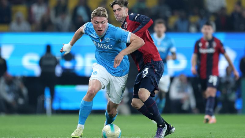 Bảng tỷ lệ kèo trận SSC Napoli vs Bologna